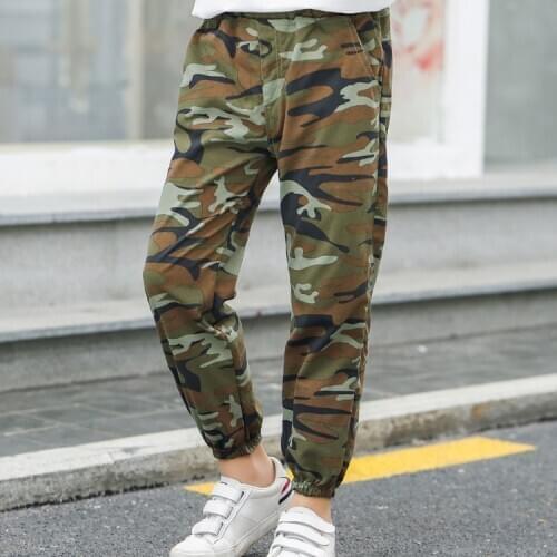 Boys Pants Camouflage Pants For Boys Amy Trousers For Boy 2021 Spring Casual Kids Girls Sweatpant 2 - 12 Year trousers for boys
