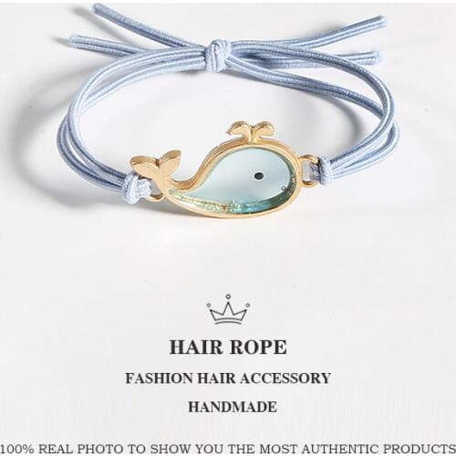 New Design Nylon Elastic Hair Band Dolphin Headwear For Girls and Women Hair Accessories