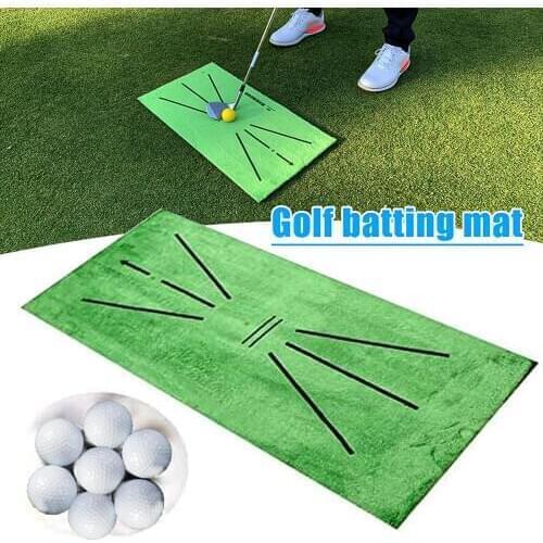 Outdoor Golf Training Swing Detection Mat Batting Golfer Garden Grassland Practice Training Equipment Mesh Aid Cushion Golf Tool