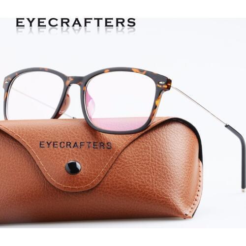 Fashion Vintage Retro Gradient Slim Frame Eyeglasses Frame Womens Mens Clear Lens Optical Glasses Spectacles Eyewear