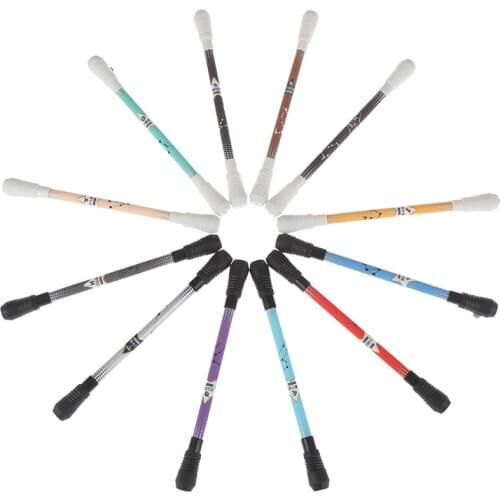 NEWConstellations Style Smooth Surface Ant-slip Anti-drop Spinning Rotation Pen With Pen Head For Writing Rotating Ballpoint Pen