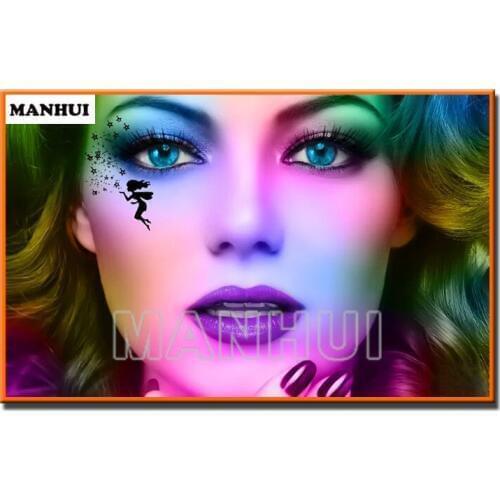 New Embroidery 5D DIY Diamond painting Beauty pictures diamond Cross Stitch Rhinestone mosaic home decoration gift MH566
