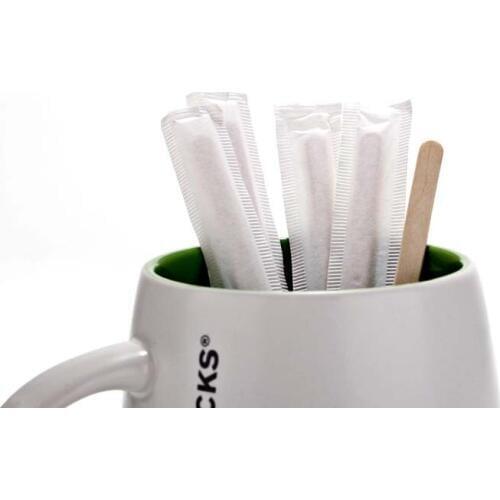 Wholesale 1000pcs Disposable Sticks 14cm long thicken wooden Coffee stirring bar, birch Coffee rod, health independent packing