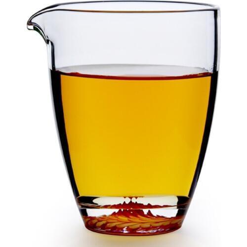 PINDEFANG Unique Superior Mosaic Colorful Flower Mup Heat-resistant Glass Art of Glass Cup Elegant Teaware Decoration Giftset