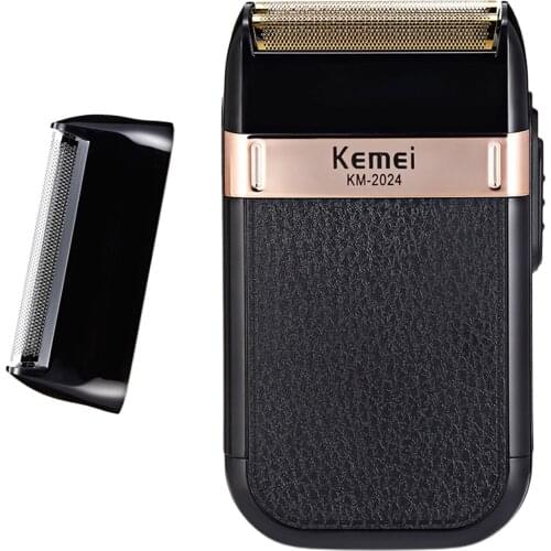 Floating Beard Reciprocating Dual Blade Trimmer Shaving for Men Face Care Electric Shaver Safety Razor Double Edg