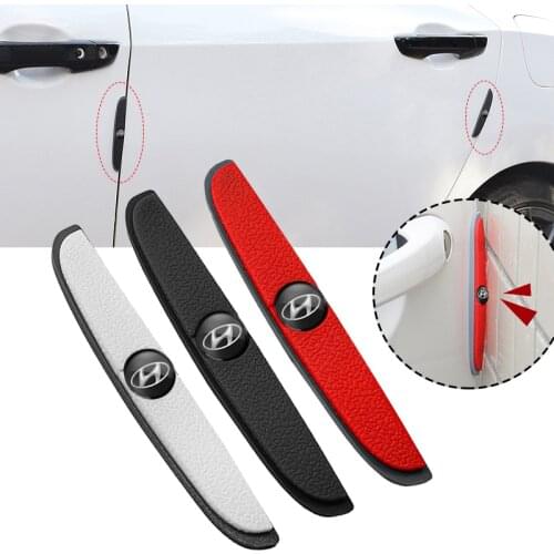 Car Door Anti-collision Bumper Strip Guards Side Protector Stickers For Hyundai Solaris ix35 i20 i30 i40 Tucson CRETA Santa fe