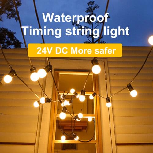 5-20M Christmas String Lights Multicolor Waterproof LED Fairy Light Timing for Wedding Party Decoration Outdoor Garland Lamp
