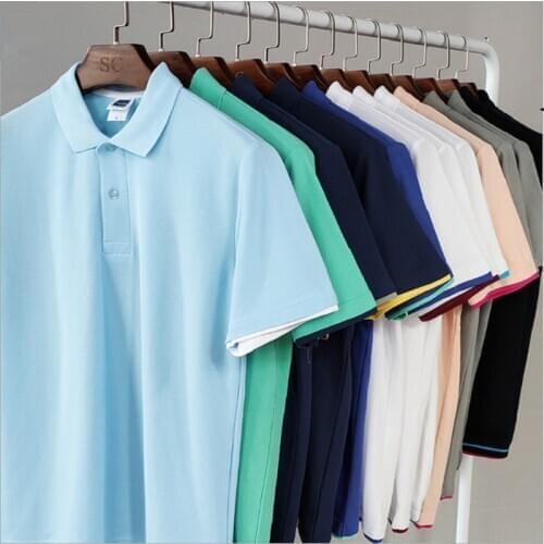 Mens Polo Shirt Summer Casual Cotton Short Sleeve Homme Breathable Camisa Polo Masculina Jerseys Golftennis Tops Big Size 3XL