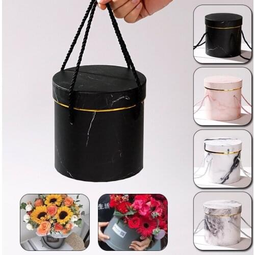 1PC Flowers Gift Bag Gift Boxes Bouquet With Handles Packing Box Flower Wedding Decoration