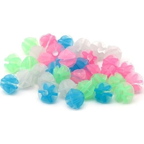 36X Colorful Plastic Cycle Bike Wheel Spoke Clip Luminous Beads Bicycle Decors 448D