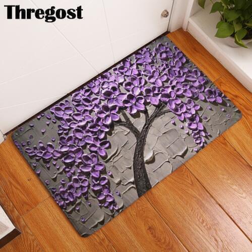 3D Printed Indoor Doormat Flannel Non Slip Bedroom Front Entrance Door Mat Rug Living Room Door Mats Home Decor Bathroom Rugs