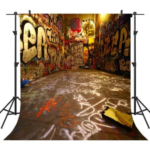 Graffiti Space Seamless Pictorial Cloth Customized Photography Backdrop Background Studio Prop Photography Backdrop