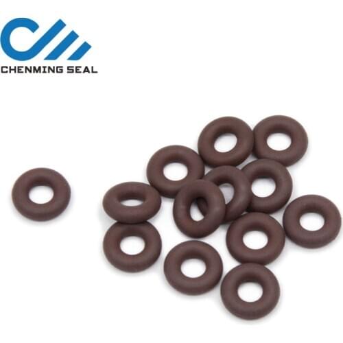 Ceimin 20PCS A Lot FKM Rubber O-Rings ID3.63*2.62 mm Viton Oil Resistant Acid and Alkali Resistant Sealing Gaske o-ring