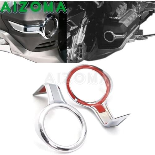 65mm Fog Light Trim Rings Case 2.56'' Spotlight Cowl Cover Motorcycle Accessories For Honda Goldwing Tour GL1800 F6B 2018-2021