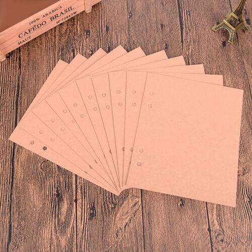 10 Pcs Black Paper Kraft Sheets for Love Heart Theme Wedding DIY Album Handmade Vintage Photo Scrapbooking Album 8 10 12 Inch