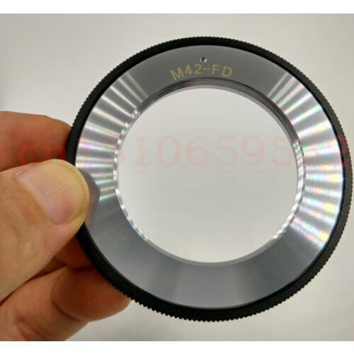 Black M42-FD Metal M42 Lens to Canon FD Mount Lens Adapter Ring A-1 AE-1A-1 AE-1 F-1 A1
