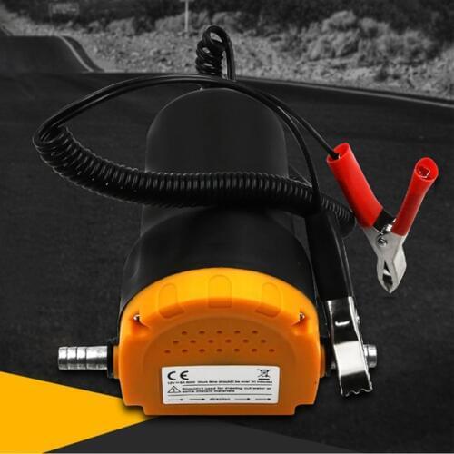 DC 24V Scavenge Exchange Transfer Liquid Self Sucking Diesel Oil Pump For Car Motorbike Boat Operating Range 0-40 Centigrade