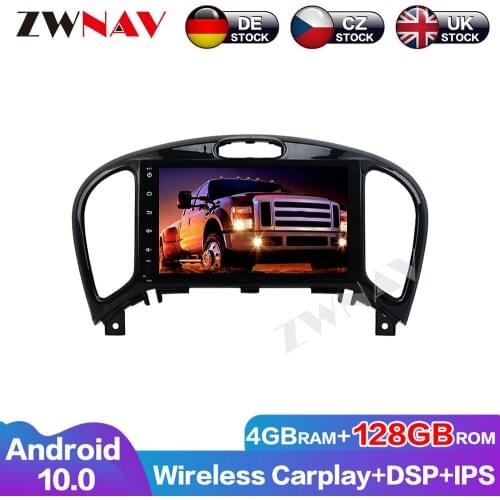 DSP Audio 128G Android10 Touch Screen Car DVD Player Stereo Multimedia Auto Radio For Nissan Juke GPS Head Unit