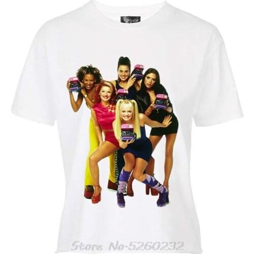 Spice Girls T-Shirt, Printed T-Shirts, Can Personalise on Request Top Quality Cotton Casual Men T Shirts Men Free Shipping