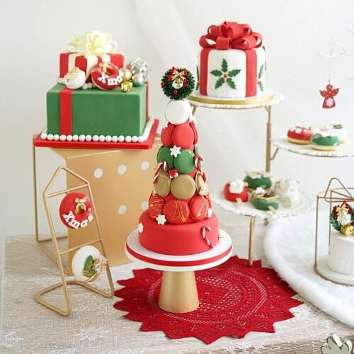 Simulation Cake Donut Christmas Living Room Decoration Layout Party Window Display Props Christmas Dessert Table Decorations