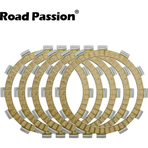 Road Passion 5pcs Motorcycle Paper Base Clutch Friction Plate Set for SUZUKI GN250 GN 250 Fiber QM250GY QM 250 GY Zangao 250