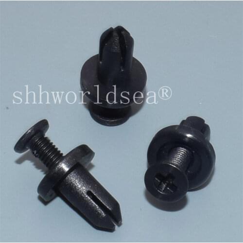 Shhworldsea Front Grille Fender Retaining Clip automtovie plastic rivet car plastic fastener auto clips for Mazda#EA01-50-037