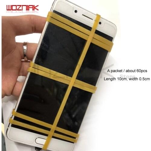 Maintenance of mobile phone LCD screen fixed Like a rubber ring band rubber band Natural rubber Do not hurt the screen 60pcs
