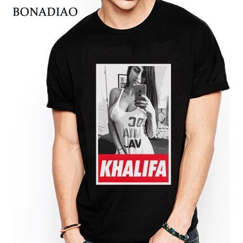 For Men Mia Khalifa T Shirt Stylish Tee Organic Cotton S-6XL Big Size Homme T Shirt 3D Print Tees