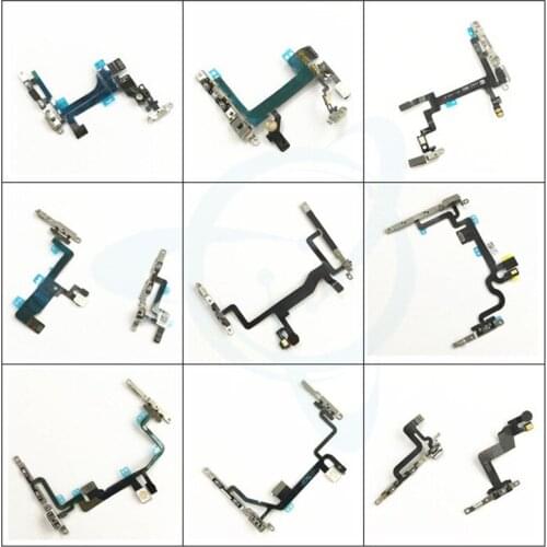 Original Silent Mute Control Volume Button Switch Flex Cable for iphone 5 5s 6 6 plus 7 7 plus 8 8 plus voice control cable