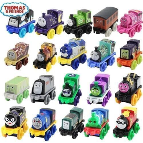 Original Thomas and Friends Mini Plastic Locomotive Train Toy Model Car Kid Toys for Children Diecast Brinquedos Birthday Gift