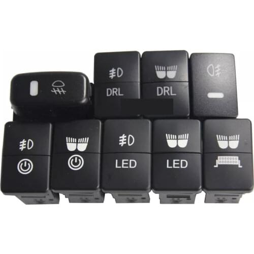 Fog Lamp Switch for Outlander for ASX RVR Multi Functional 2 Buttons for Mirage Xpander Eclipse Cross All Functional Customize