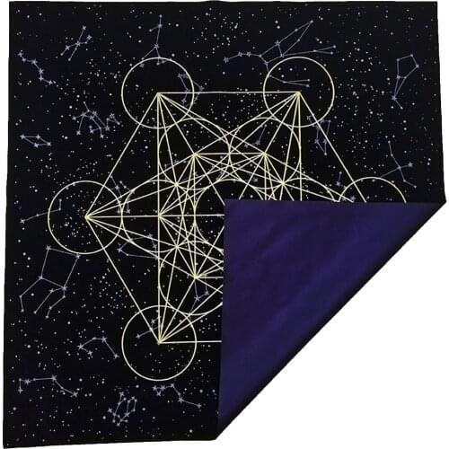 Entertainment For Family Party Desktop Astrology Divination Altar Playing Cards Board Game Accessories Washable Tarot Tablecloth