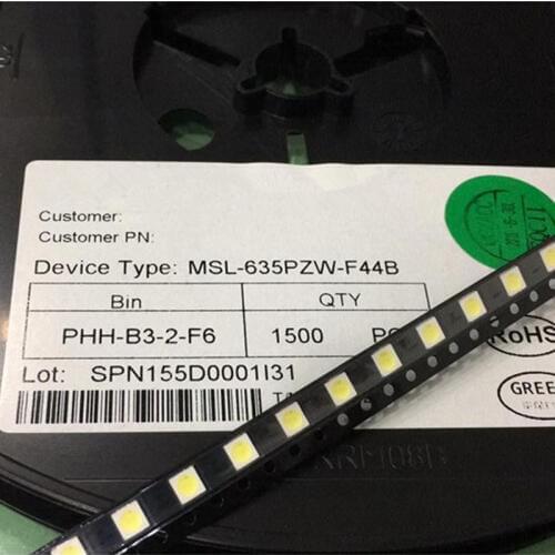 SMD LED 3535 cold white backlight LCD TV maintenance dedicated 1W 350mA 3V 110LM 100pcs/lot