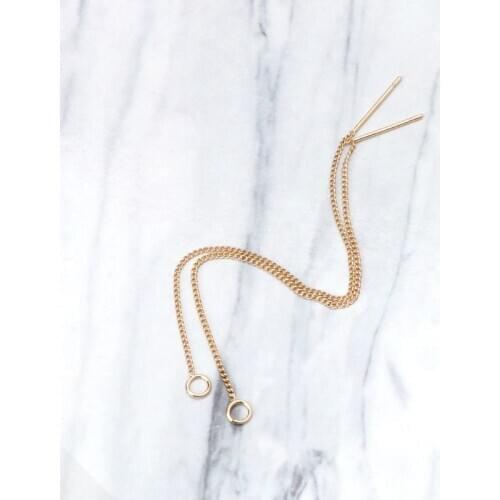 2021 New DIY Ear Wire Thread With Jump Ring 3.5" Dangle Earring Connectors Jewelry Making