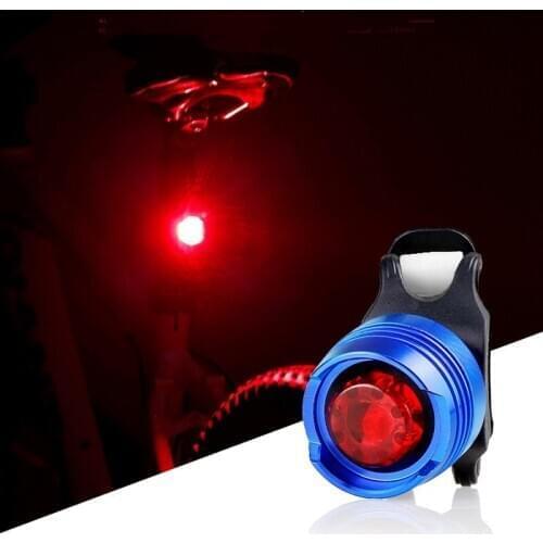 LED Waterproof Bike Bicycle Cycling Front Rear Tail Helmet Red Flash Lights Safety Warning Lamp Cycling Safety Caution Light