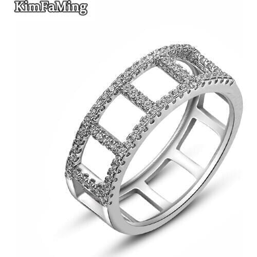 Fashion Cubic Zirconia Jewelry Rings Cocktail Party R161