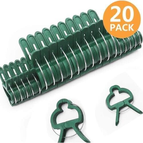 20pcs/set Garden Clip Plant Fixation Potted Branches Adjusting Support Vegetables Tomatoes Accessories Garden Tool