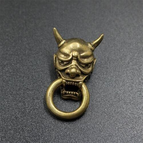 1PC Creative Devil Brass EDC Screw Decorative Buckle Pendant Belt Bracelet Leather Bag Wallet DIY Decorative Accessories