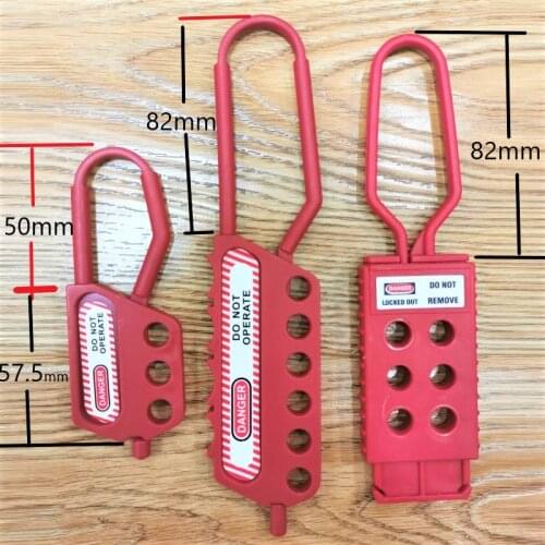 10pcs/lot Nylon Lockout Hasp Non-Conductive Lockout Hasp