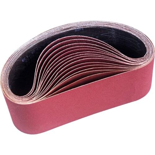 15 Pieces Of Sanding Belts, 100X610Mm, 80/120/150/240/400 for Belt Sander Grinding Machine, for Grinding, Filing