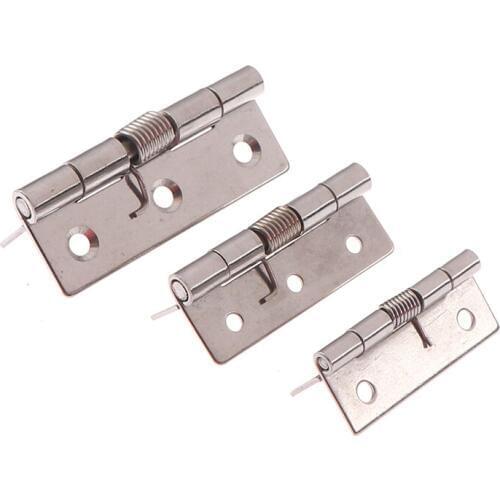 2/2.5/3 Inch Long Stainless Steel Self-Closing Corner Spring Draw Door Hinge Hardware And Furniture Mini Micro Hinge