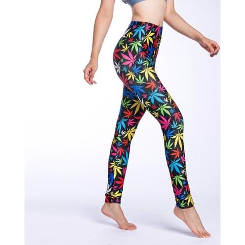 2021 Camouflage Womens for Leggins Graffiti Style Slim Stretch Trouser Army Green Leggings Deportes Pants