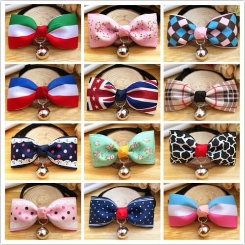 Dog Accessories Summer Fruit Style Pet Dog Bow Tie Adjustable Cat Puppy Collar Bowties Personalized Printed Pet Supplies