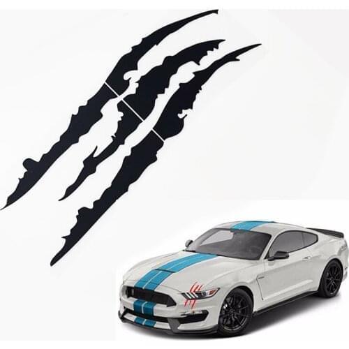 Car Sticker Reflective Claw Scratch Stripe Marks Headlight Ghost Claw Sticker for Citroen C-Quatre C-Triomphe Picasso C1 C2 C3