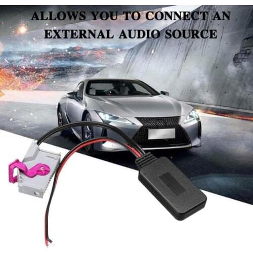 Car Bluetooth-Compatible 5.0 Module Wireless Audio Input for Audi RNS-E Navigation A8 TT R8 A3 A4 Radio Stereo 32Pin AUX Adapter