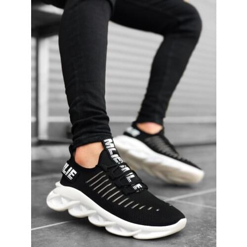 Babba BA0602 Phantom High Sole Style Casual Sneakers Men Shoes Comfortable Run Leather Street Unisex Outdoor Flexible Jogging