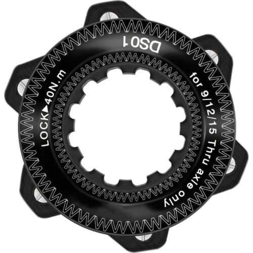 Bicycle Center Lock To 6-Hole Adapter Mountain Bike Hub CenterLock Conversion 6 Bolt Disc Brake Rotor Replacement Parts