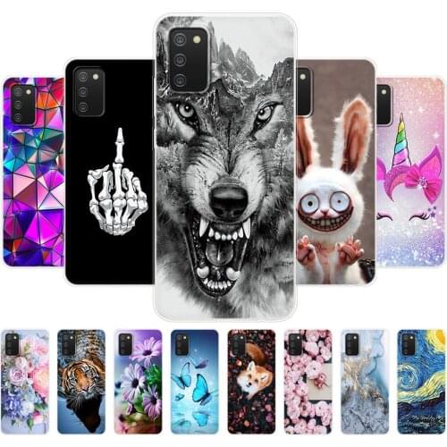 For Samsung A02s Case Soft Silicon Tpu Back Phone Cover For Samsung Galaxy A02s GalaxyA02s A 02s SM-A025F a025 6.5inch tiger cat