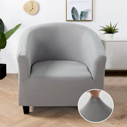 Club Chair Slipcover Stretch Chair Armchair Sofa Cover Furniture Protector Soft Couch Covers with Elastic Bottom for Kids 1PC