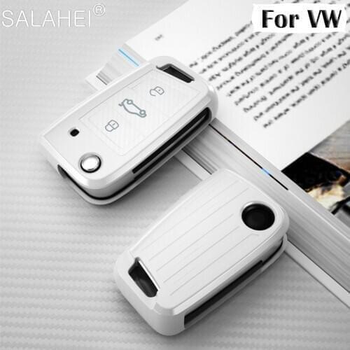 For Volkswagen VW Golf 7 3 4 5 6 6r mk7 Skoda Octavia A7 polo 9n mk4 passat b5 b6 b7 b8 bora Tiguan TPU Car Key Case Cover Shell